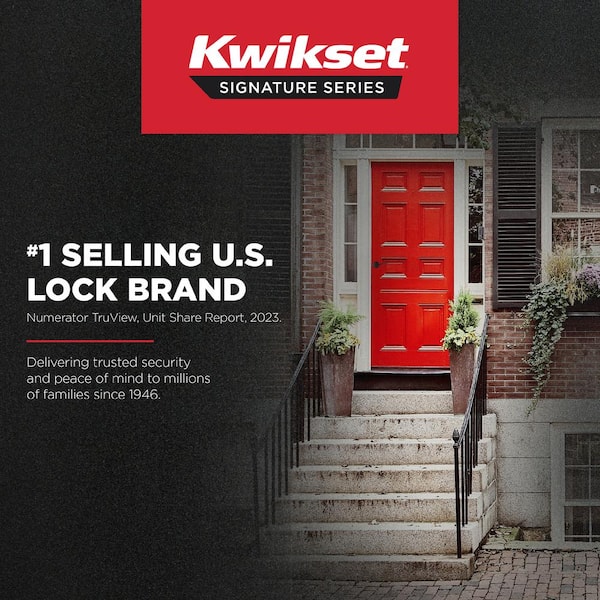 Kwikset Sedona Satin Brass Hall/Closet Door Handle 720SEL 4 CP