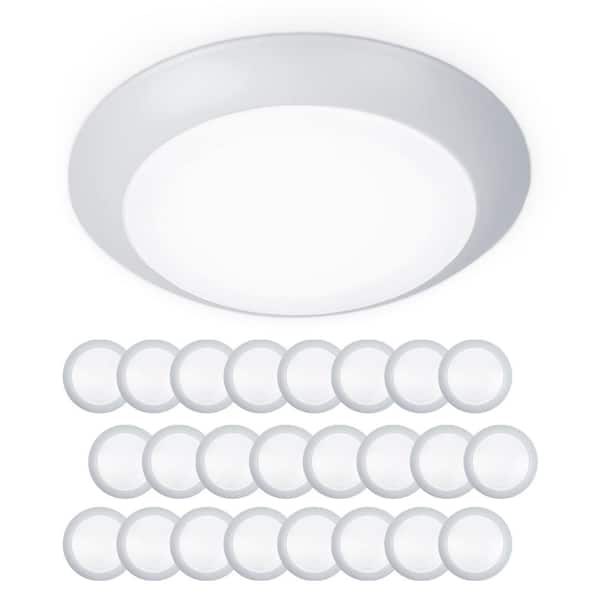 WAC LIMITED Disc 6 in. 1-Light White LED Flush Mount (24-Pack)