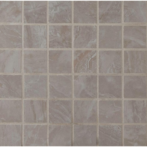MSI Onyx Pearl 12 in. W x 12 in. L x 10mm T Polished Porcelain Mesh-Mounted Mosaic Tile (1 sq. ft/each)