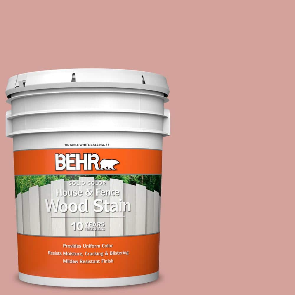 5 gal. #S160-3 Bubble Shell Solid Color House and Fence Exterior Wood Stain