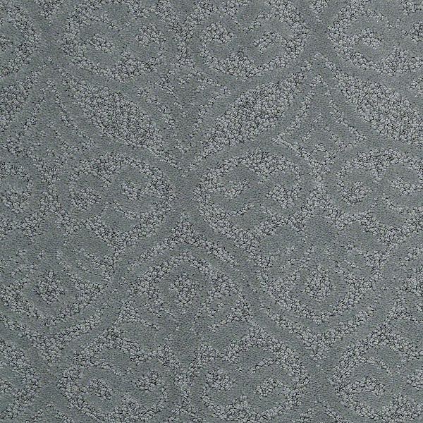 Lifeproof 8 in. x 8 in. Pattern Carpet Sample - Perfectly Posh - Color Bahama Bay