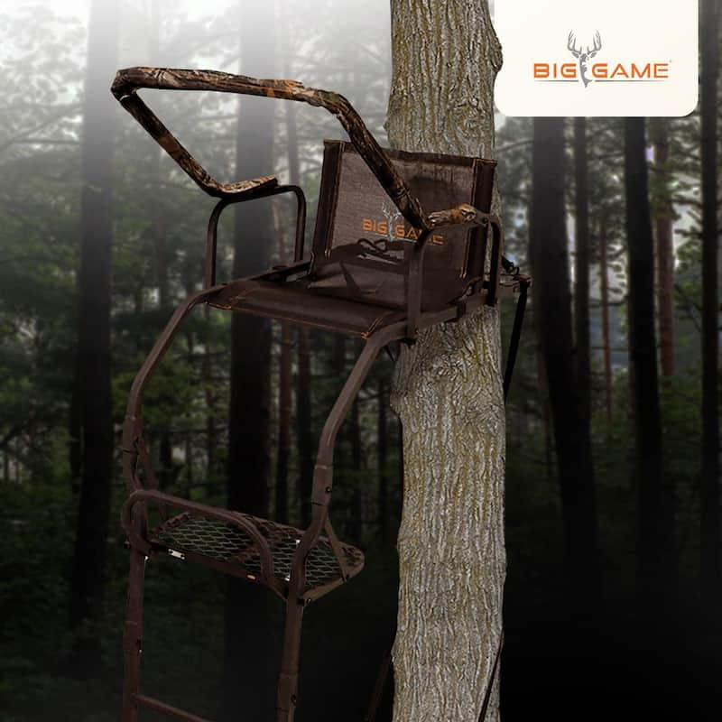 17 ft. Warrior DXT Lightweight Portable Hunting Outside Tree Stand Ladder