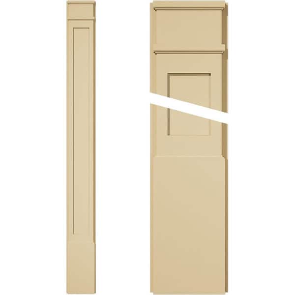 Ekena Millwork 2 in. D x 9 in. W x 90 in. L Primed Polyurethane Pilaster 1- Pack