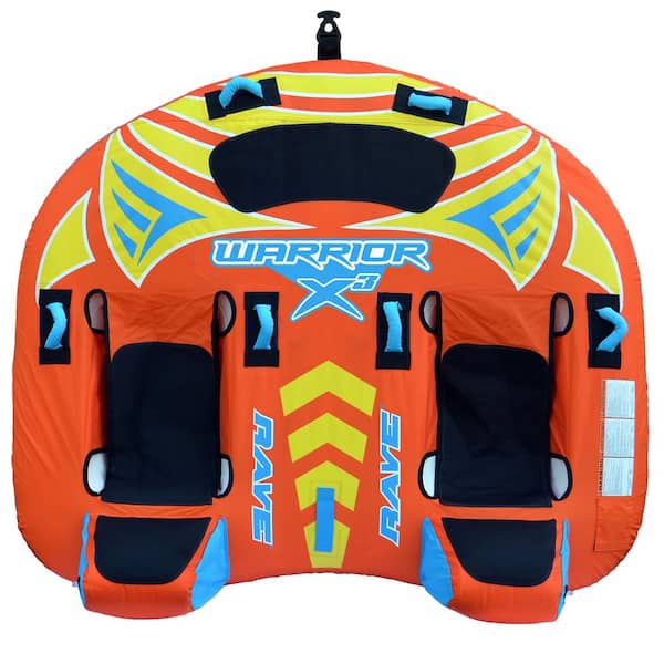 RAVE Sports Warrior X3 70 in. x 80 in. Inflatable Boat Towable