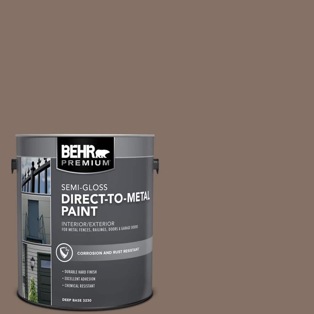 BEHR PREMIUM 1 gal. PPU517 Cardamom Spice SemiGloss Direct to Metal