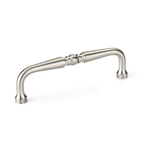 Laval Collection 3 3/4 in. (96 mm) Brushed Nickel Traditional Cabinet Bar Pull