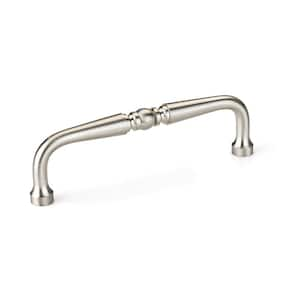 Laval Collection 3-3/4 in. (96 mm) Traditional Brushed Nickel Cabinet Bar Pull