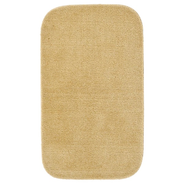 Garland Rug Traditional Linen 24 in. x 40 in. Washable Bathroom Accent Rug
