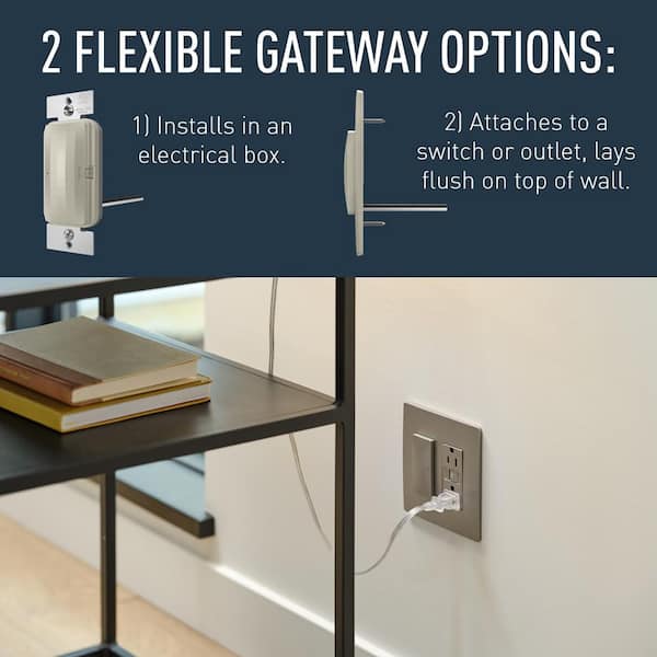 Legrand radiant with Netatmo Smart Gateway Hub, Nickel