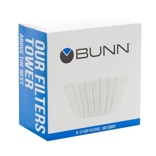 Bunn 8-12 Cup Coffee Filters and 100/Pack Case of 6