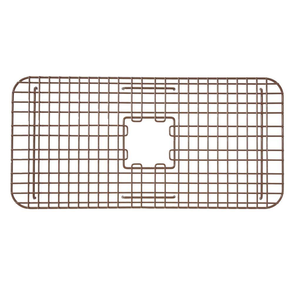 Rohe Antique Brown 27.75" x 13.38" Stainless Steel Sink Grid