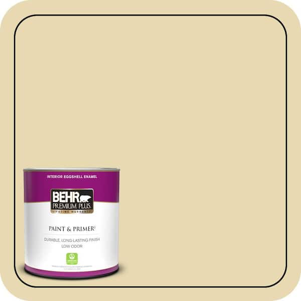 BEHR PREMIUM PLUS 1 qt. #390E-3 Rainforest Dew Eggshell Enamel Low Odor Interior Paint & Primer