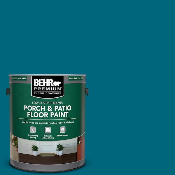 BEHR PREMIUM 1 gal. #P480-7 Striking Low-Lustre Enamel Interior/Exterior Porch and Patio Floor Paint