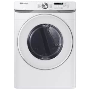 7.5 cu. ft. Stackable Vented Electric Dryer with Sensor Dry in White