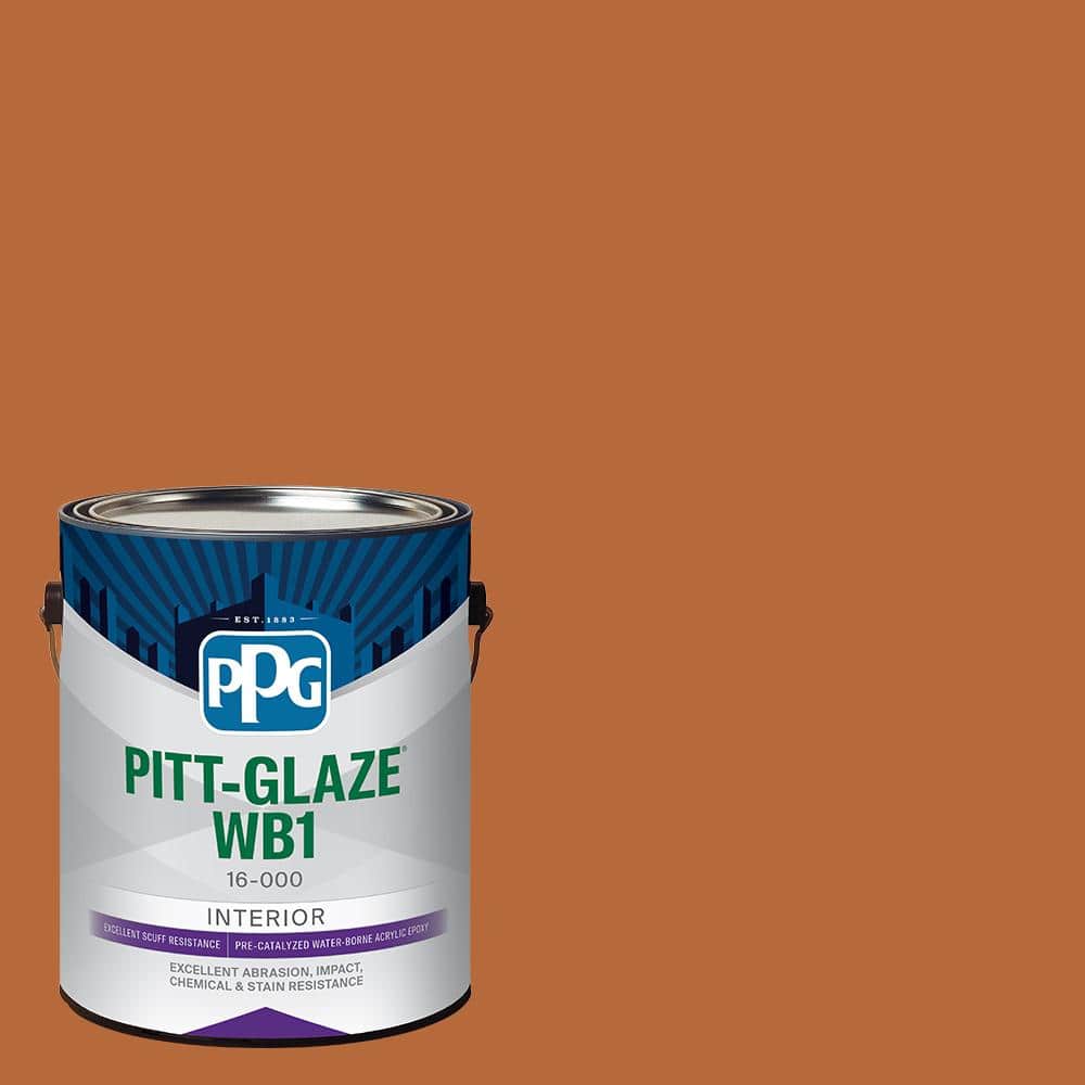 PittGlaze 1 gal. PPG12007 Mincemeat SemiGloss Waterborne 1Part