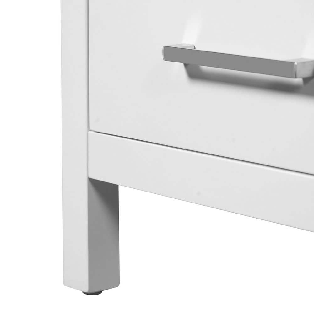 Arden 20 in. Single Sink Freestanding White Bath Vanity with White Ceramic Top Unassembled price history on PriceWatchPro