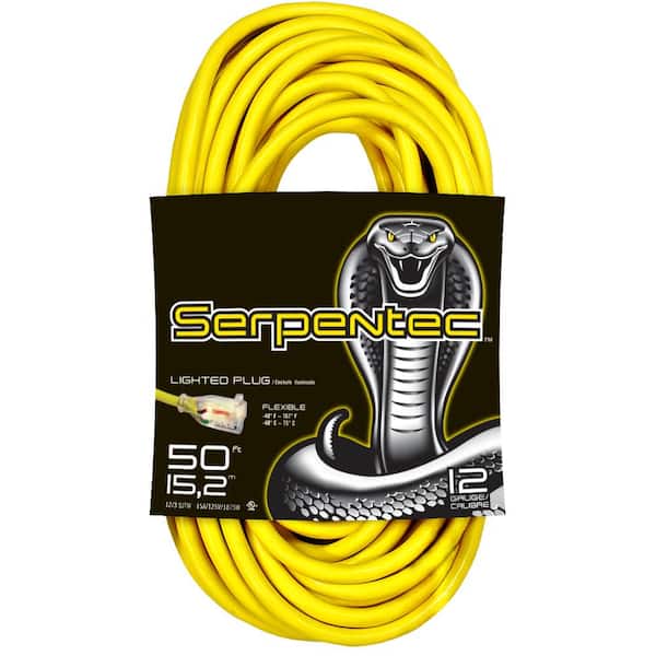 Serpentec 50 ft. 12/3 Extension Cord