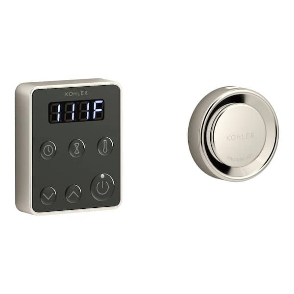 KOHLER Invigoration Steam Bath Generator Control Kit in Vibrant Polished Nickel