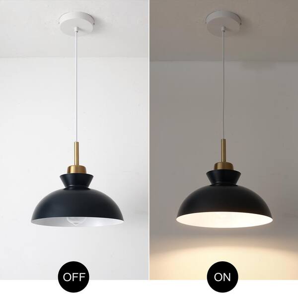 LWYTJO Lustre 11 in. 1-Light Dark Blue Dimmable Modern