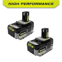 2-Pk Ryobi ONE+ HP 18V High Performance Li-ion 6.0 Ah Battery Deals