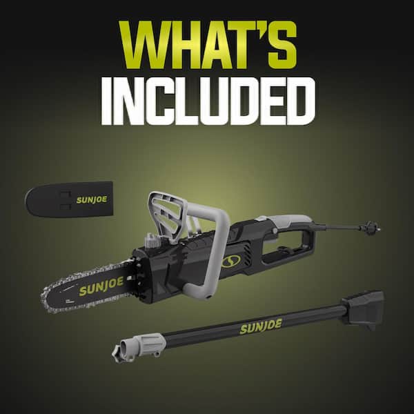 Sun Joe 2-in-1 8 in. 6 Amp Electric Convertible Pole Saw SWJ805E