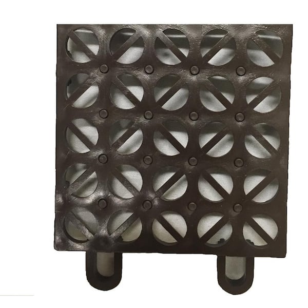 Gray Regenerated 22 in. x 22 in. Polypropylene Interlocking Floor Mat System (Set of 4 Tiles) Gray Regenerated 22 in. x 22 in. Polypropylene Interlocking Floor Mat System (Set of 4 Tiles)