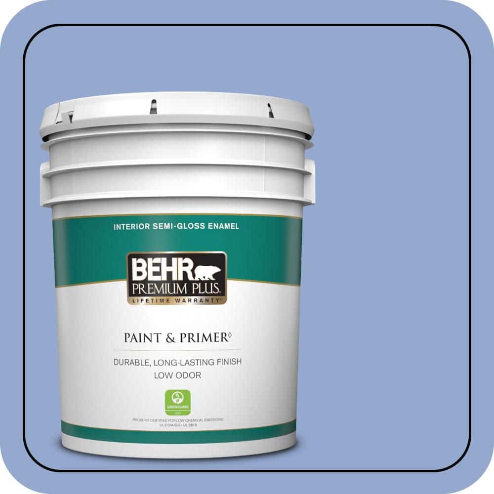 5 gal. #M540-4 Hopeful Dream Semi-Gloss Enamel Low Odor Interior Paint & Primer price history on PriceWatchPro