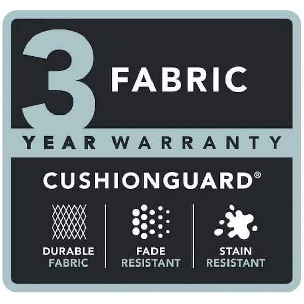 24 in. W x 24 in. D CushionGuard Deep Seat Universal Outdoor Lounge Chair Cushion in Putty
