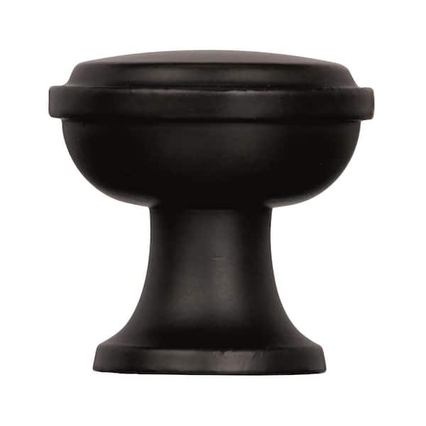 Westerly 1-3/16 in. (30mm) Modern Black Bronze Round Cabinet Knob