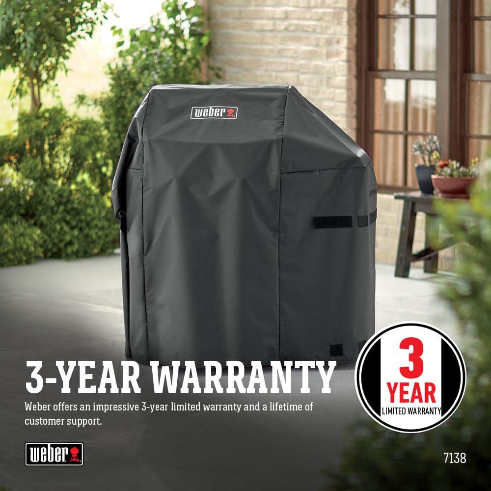 Black Heavy Duty Waterproof Grill Cover for Spirit II 200 Series