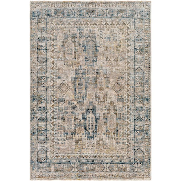 Livabliss Elina Light Doormat 3 ft. x 4 ft. Medallion Indoor Area Rug