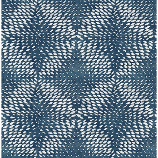 A-Street Prints Ethos Sapphire Abstract Sapphire Wallpaper Sample