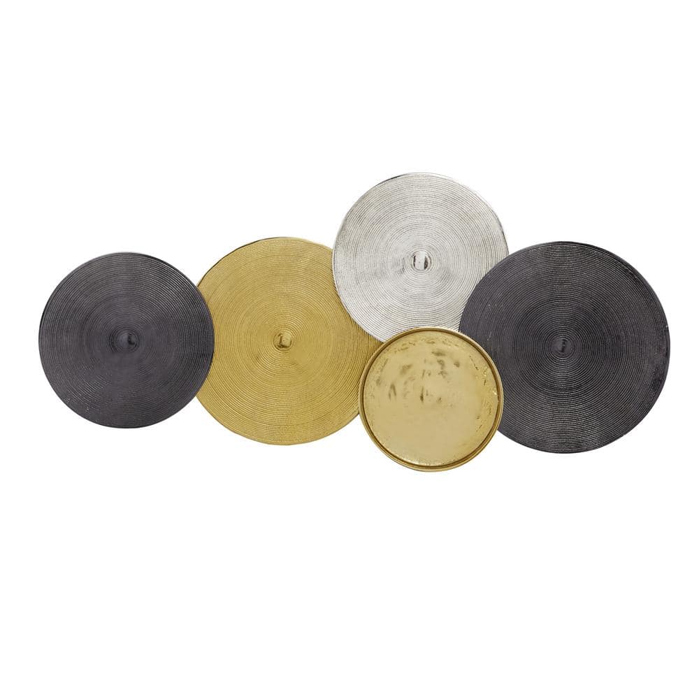 35 in. x  17 in. Aluminum Metal Multi Colored Radial Plate Wall Decor price history on PriceWatchPro