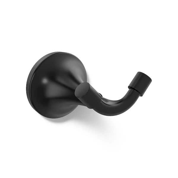 KOHLER Tone J-Hook Robe/Towel Hook in Matte Black