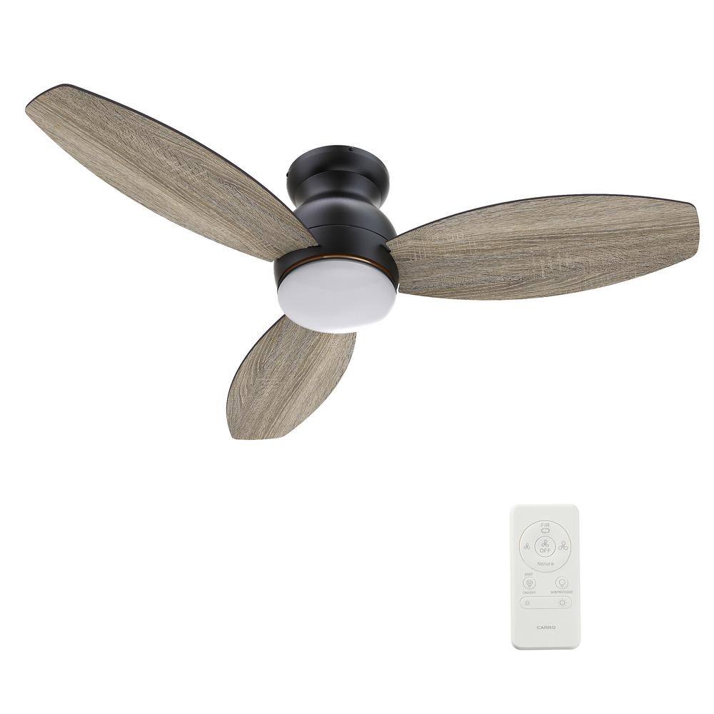 Arran 48 in. Color Changing Integrated LED Indoor Matte Black 10-Speed DC Ceiling Fan with Light Kit and Remote Control price history on PriceWatchPro