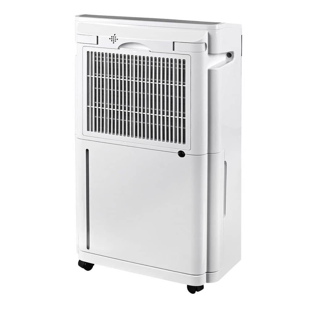 60 pt. 4500 sq. ft. Portable Dehumidifier with Bucket in. White, with Drainage Hose, Child lock, Air Purify Function price history on PriceWatchPro