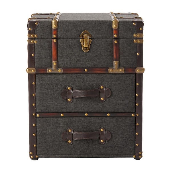 Vintage 2-Drawer Linen Storage Chest of Drawers