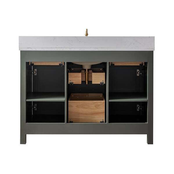 SUDIO Jasper 48 in. W x 22 in. D Bath Vanity in Vintage SUDIO Jasper 48 in. W x 22 in. D Bath Vanity in Vintage
