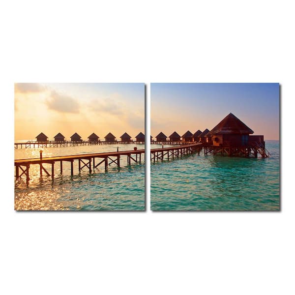 Baxton Studio Morning Glory Unframed Photography Wall Art 19.68 in. x 19.68 in