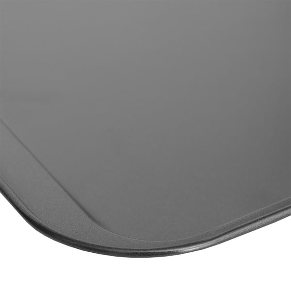 Home Basics 15 in. x 21 in. Grey Non-stick Steel Baking Sheet HDC79276 -  The Home Depot