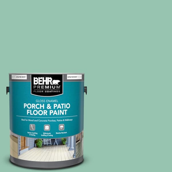 BEHR PREMIUM 1 gal. #M420-4 Jade Mountain Gloss Enamel Interior/Exterior Porch and Patio Floor Paint