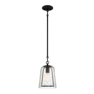 Black - Seeded glass - Pendant Lights - Lighting - The Home Depot