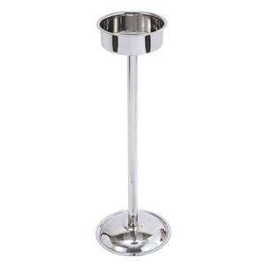 1-Bottle Stainless Steel Pipe Style Wine Bucket Stand