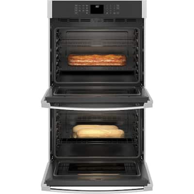 30 in. Smart Double Electric Wall Oven Self-Cleaning in Stainless Steel