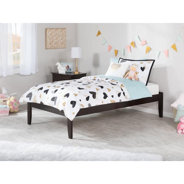 AFI Concord Espresso Twin XL Platform Bed with Open Foot Board