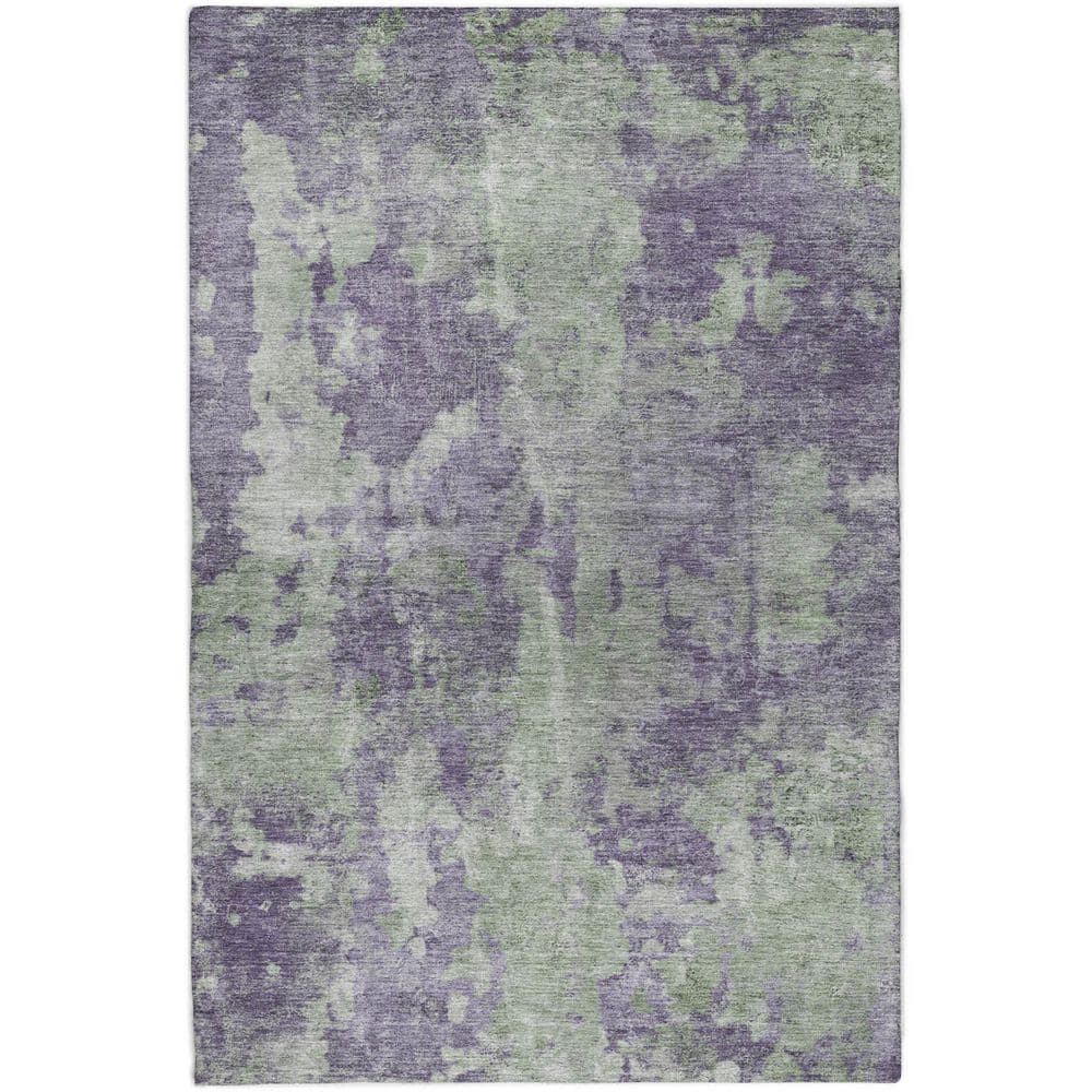 Dream Shag Premium Machine Washable Abstract ADS573 Purple 10 ft. x 14 ft. Area Rug price history on PriceWatchPro