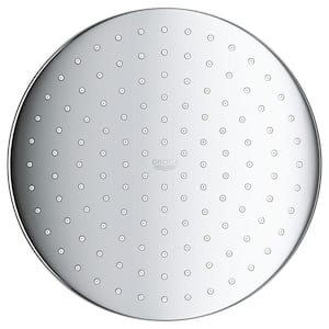 Tempesta 250 1-Spray Patterns with 1.75 GPM 10 in. H Round Wall Mount Rain Fixed Shower Head in StarLight Chrome