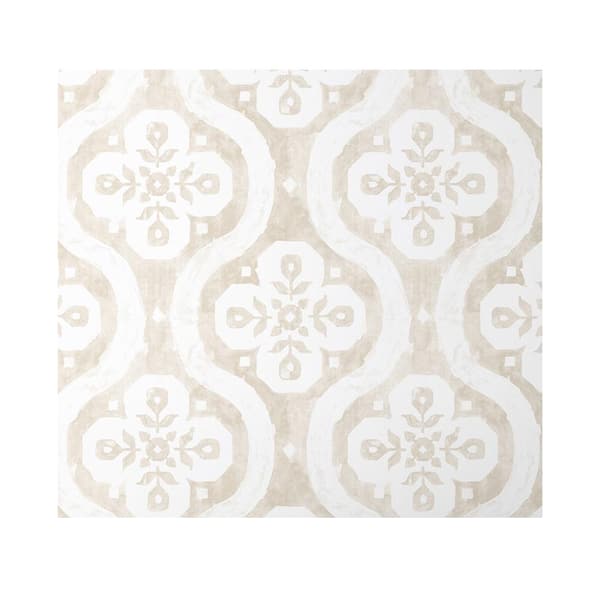 The Company Store Chateau Linen Peel and Stick Removable Wallpaper Panel (covers approx. 26 sq. ft.)