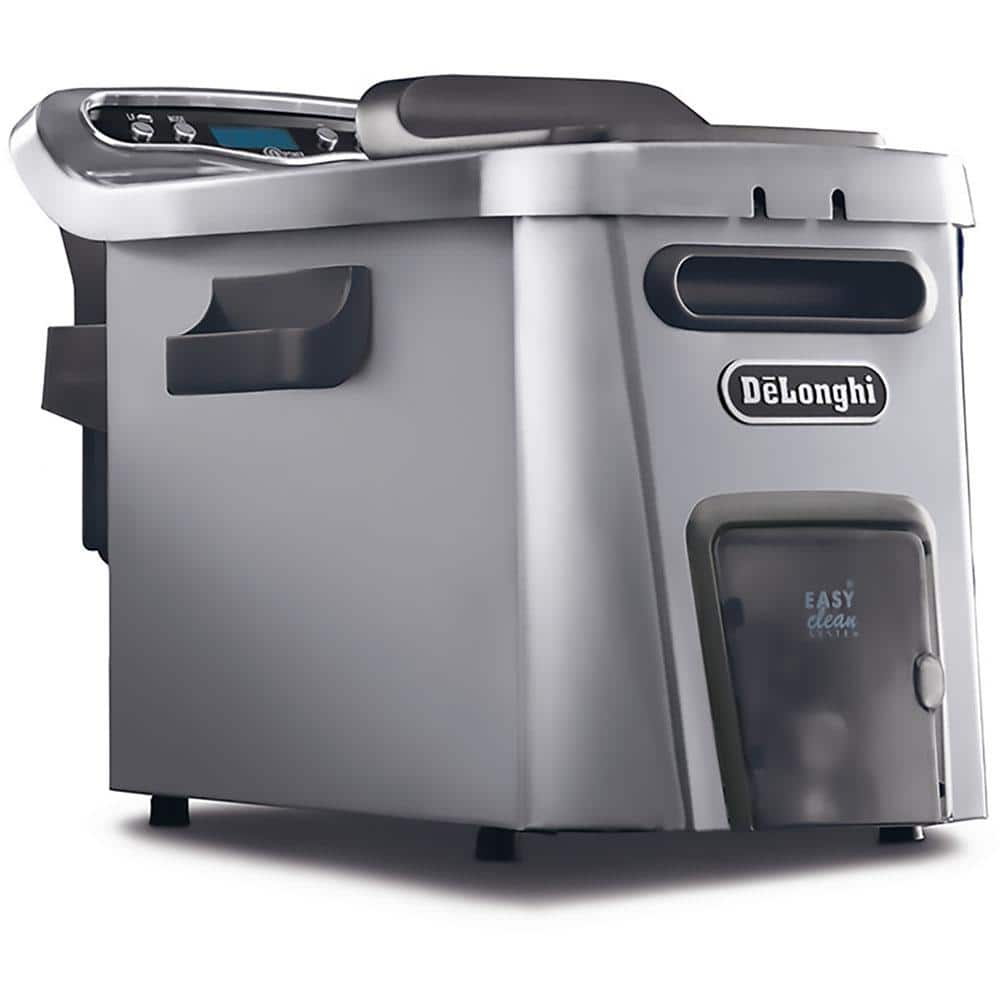 DeLonghi Livenza Dual Zone Digital 4.5L Stainless Steel Deep Fryer with  Easy Clean Drain System D44528DZ - The Home Depot