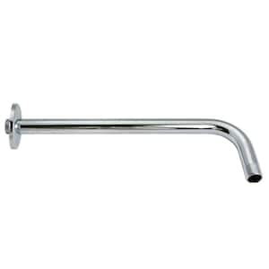 Claremont Rain Drop 12 in. Shower Arm with Flange, Polished Chrome